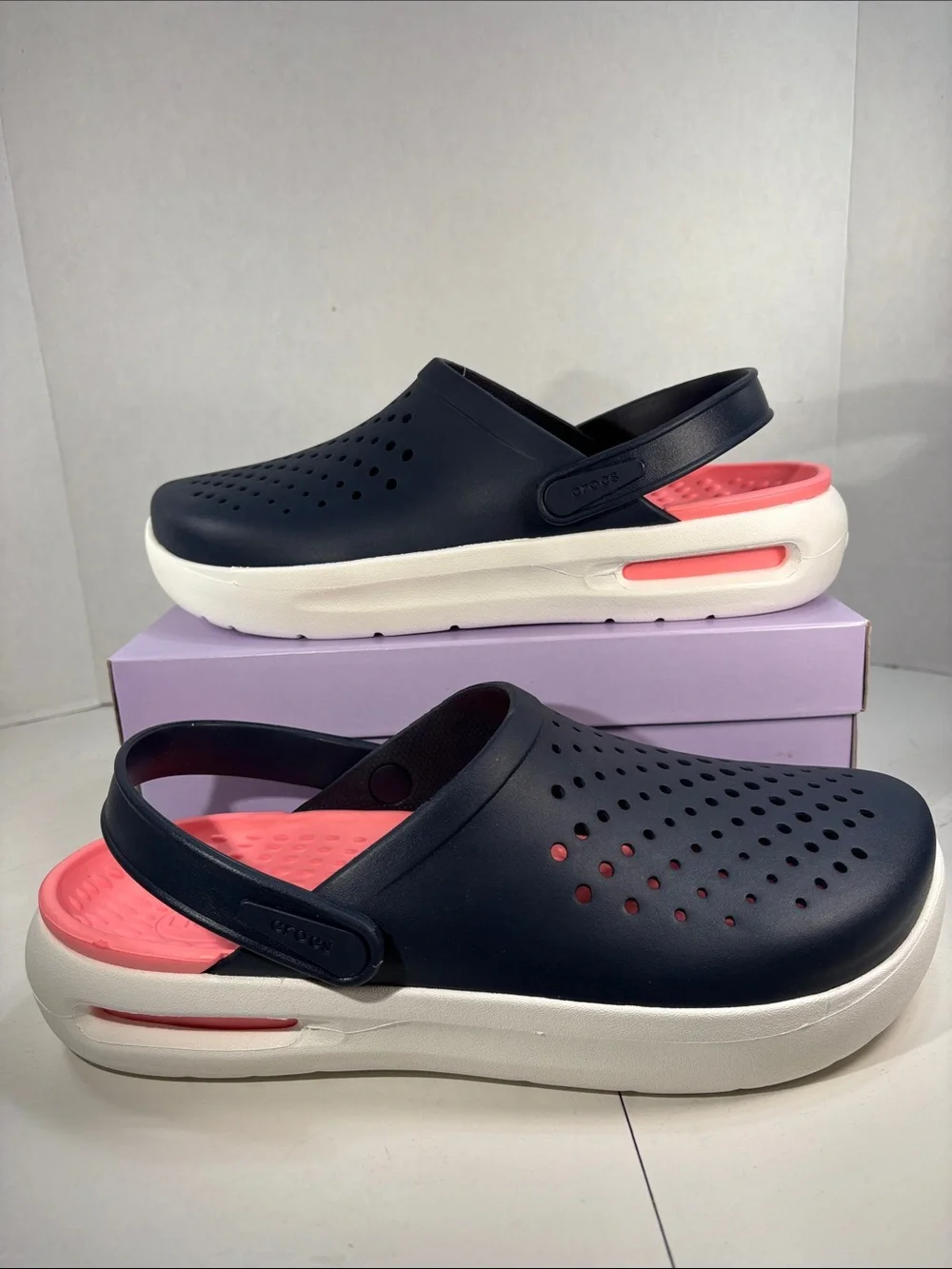 NWT Crocs InMotion LiteRide Clogs Navy Men’s 11
